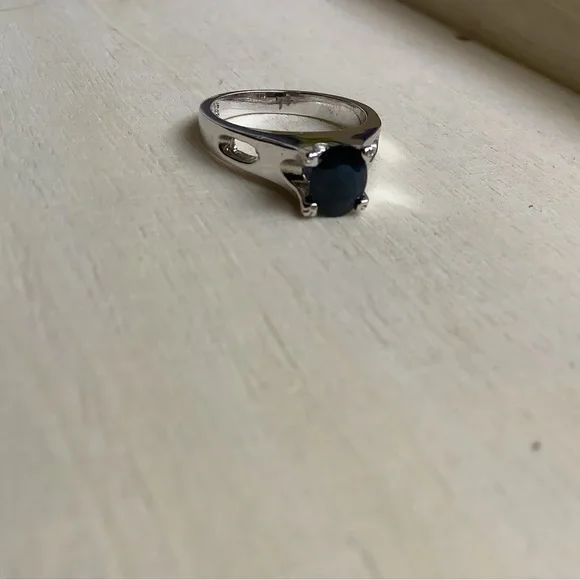 New vintage cocktail ring STG Sapphire - Picture 7 of 13